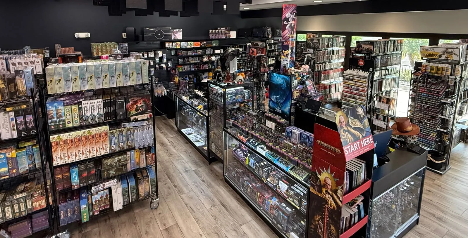 Inside Critical Hit Games store in St. Petersburg, FL